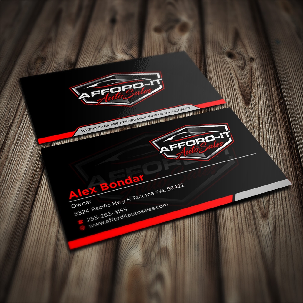 Afford-It Auto Sales logo design by mletus