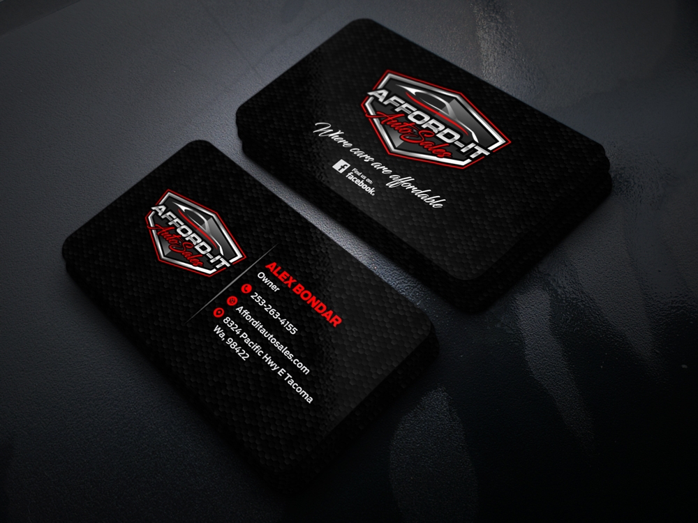 Afford-It Auto Sales logo design by KHAI