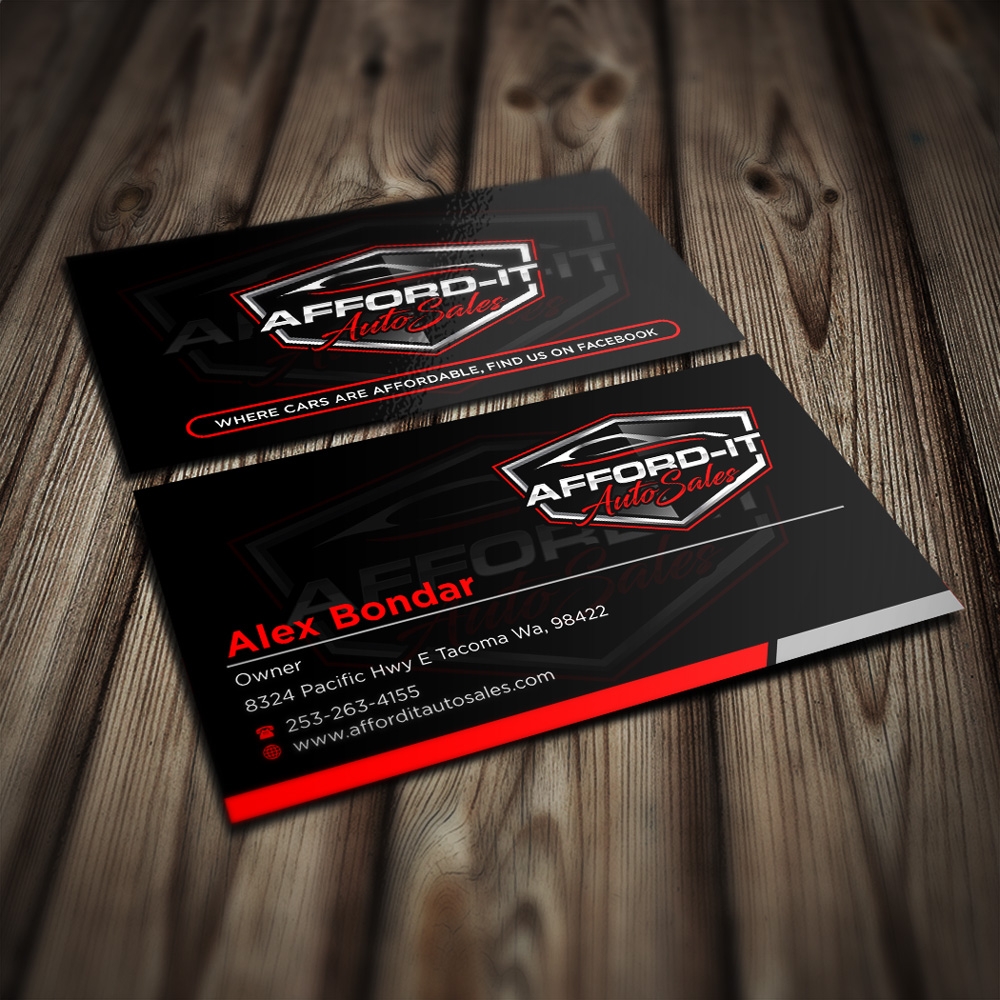 Afford-It Auto Sales logo design by mletus