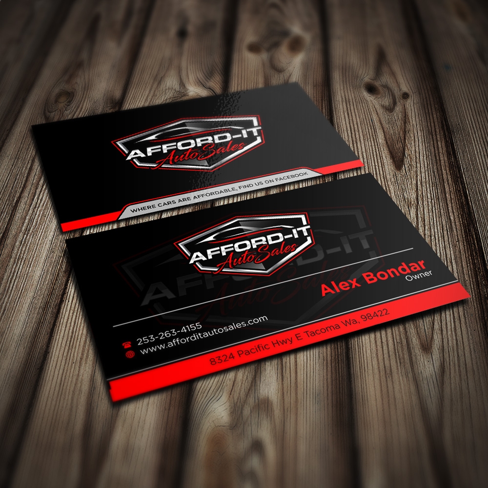 Afford-It Auto Sales logo design by mletus