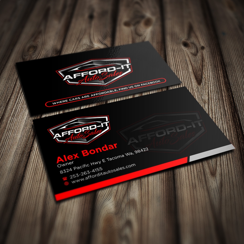 Afford-It Auto Sales logo design by mletus