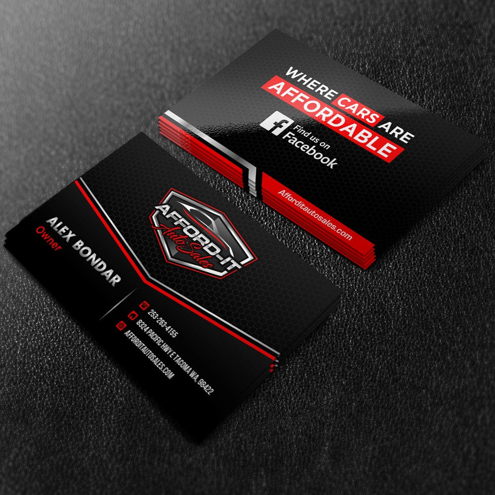 Afford-It Auto Sales logo design by mattlyn