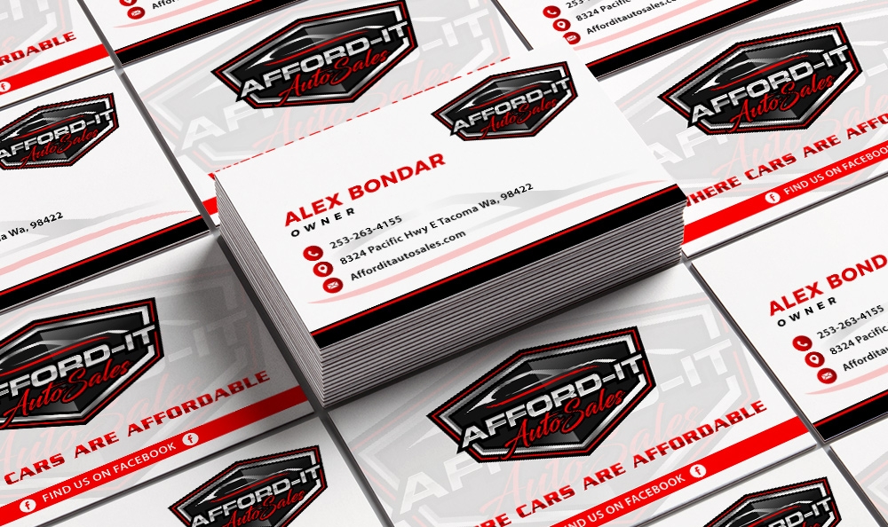 Afford-It Auto Sales logo design by Frenic