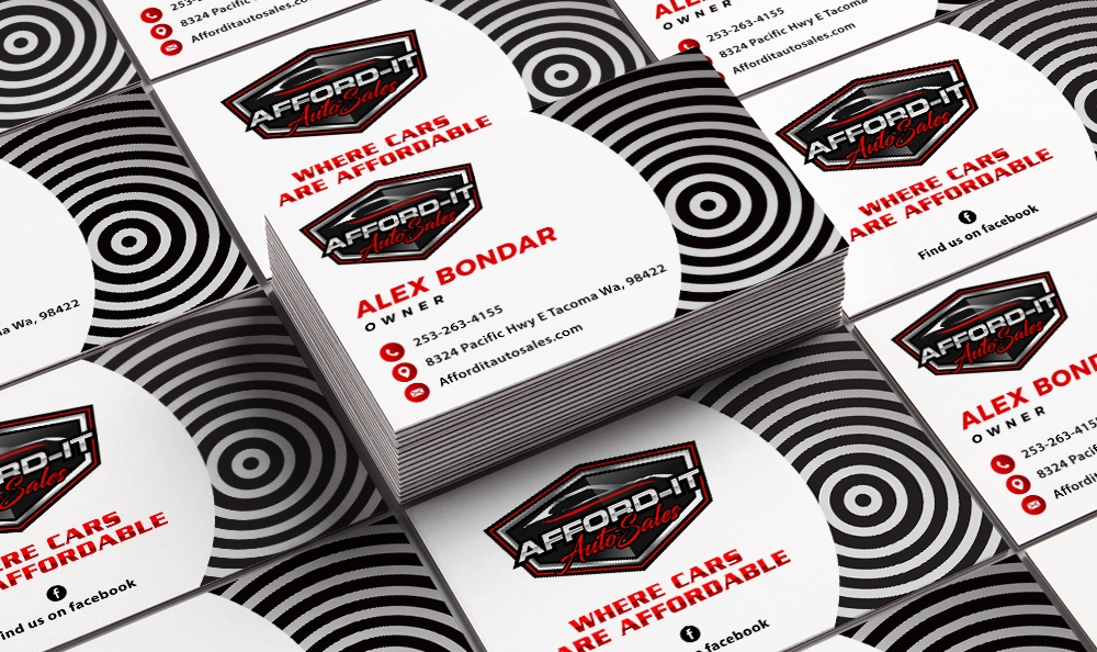 Afford-It Auto Sales logo design by Frenic