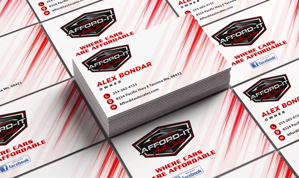 Afford-It Auto Sales logo design by Frenic