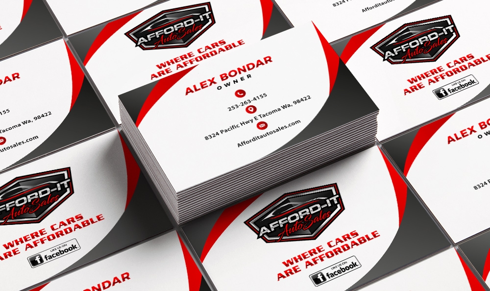 Afford-It Auto Sales logo design by Frenic