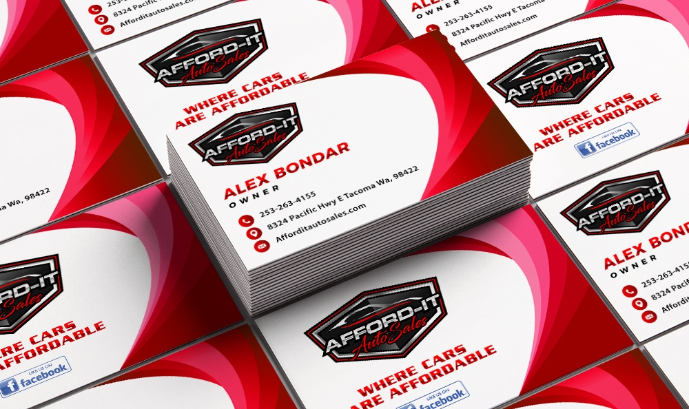 Afford-It Auto Sales logo design by Frenic