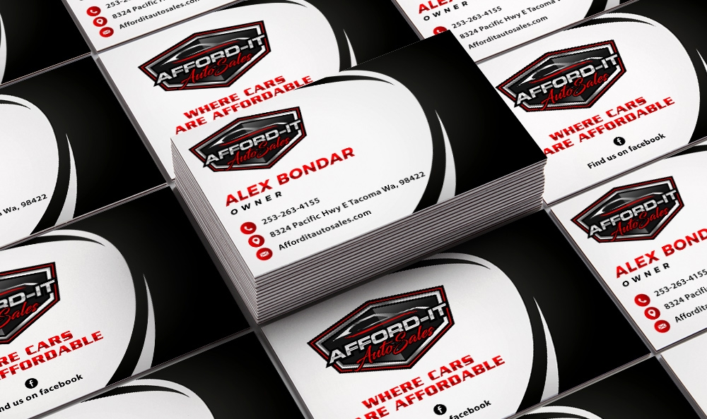 Afford-It Auto Sales logo design by Frenic