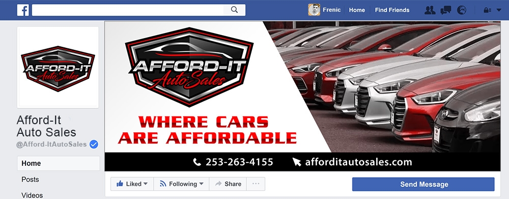 Afford-It Auto Sales logo design by Frenic