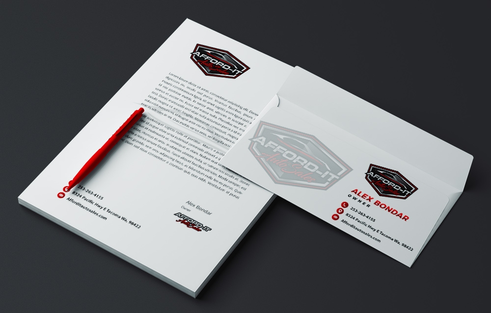 Afford-It Auto Sales logo design by Frenic