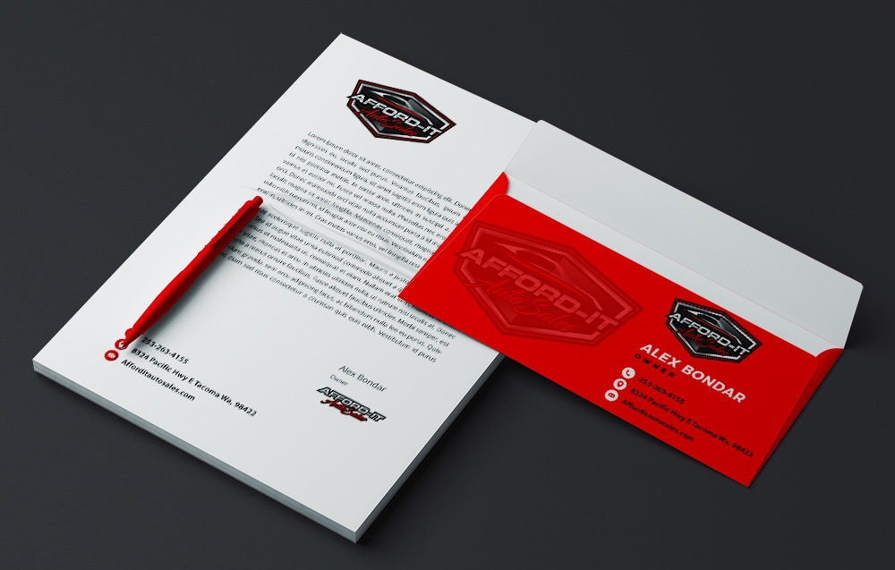 Afford-It Auto Sales logo design by Frenic