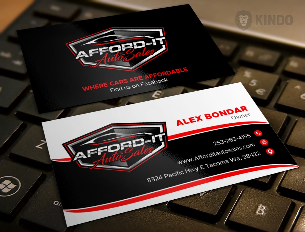 Afford-It Auto Sales logo design by Kindo