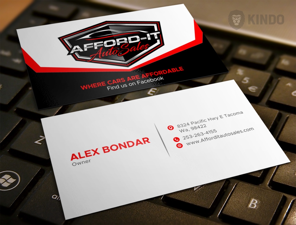 Afford-It Auto Sales logo design by Kindo