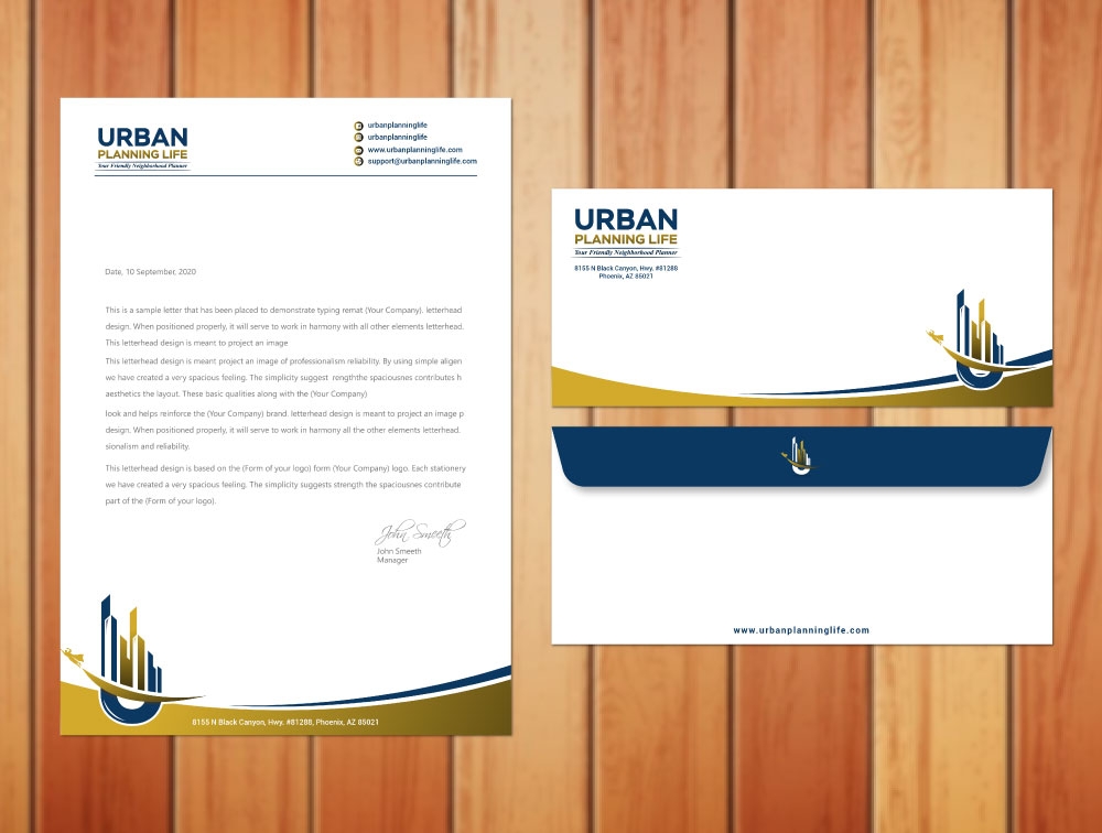 Urban Planning Life  logo design by Boomstudioz