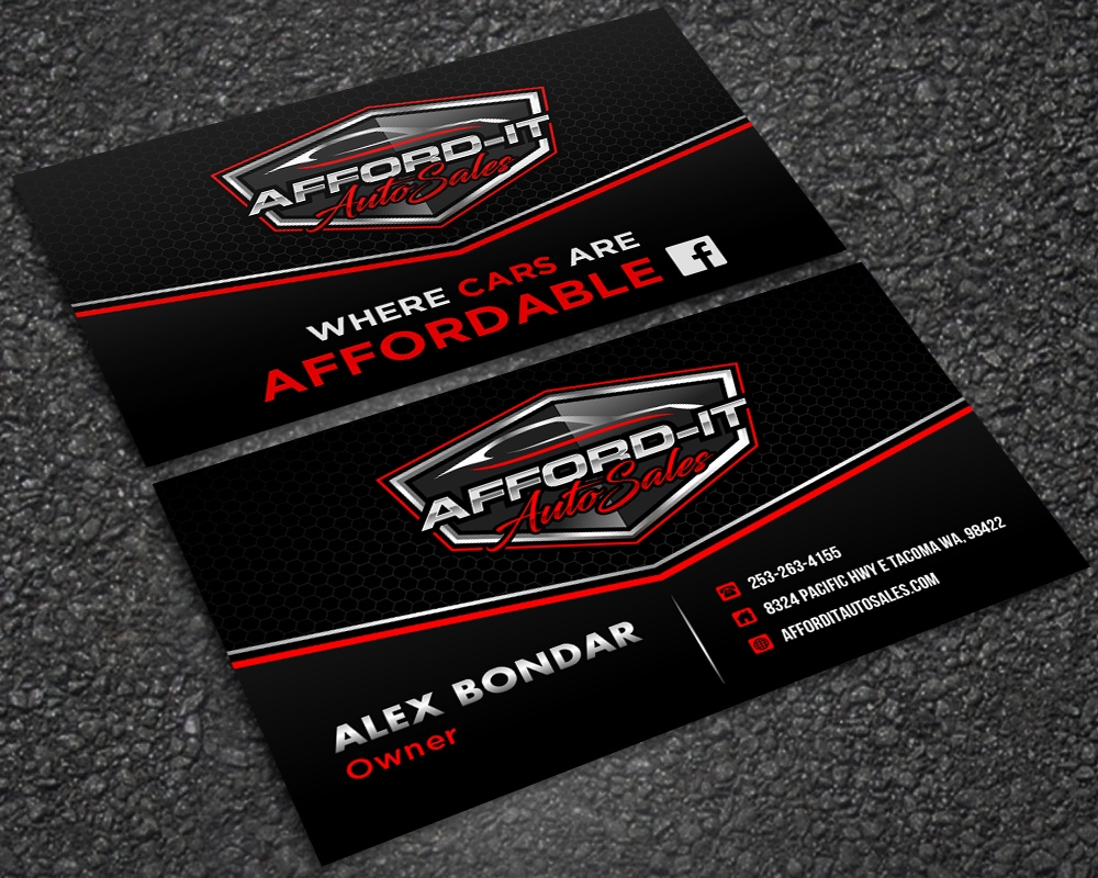 Afford-It Auto Sales logo design by mattlyn