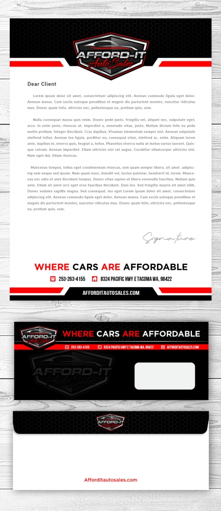 Afford-It Auto Sales logo design by mattlyn