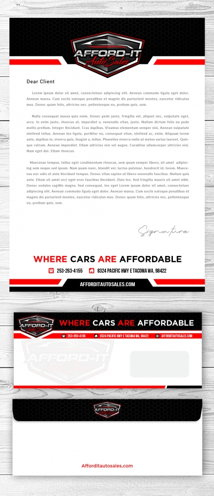 Afford-It Auto Sales logo design by mattlyn
