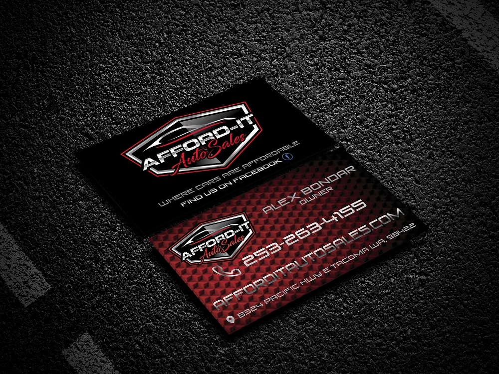 Afford-It Auto Sales logo design by bulatITA