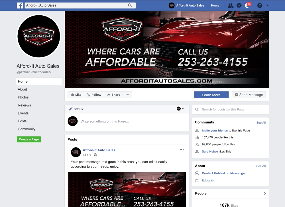 Afford-It Auto Sales logo design by LogOExperT
