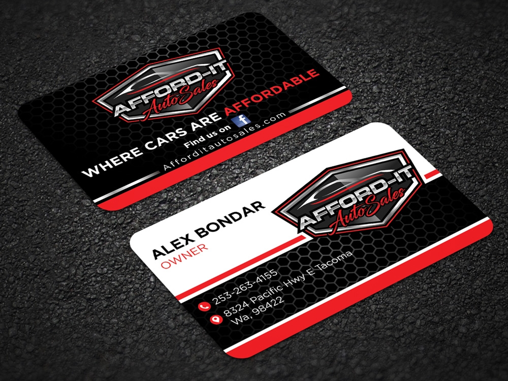 Afford-It Auto Sales logo design by aRBy