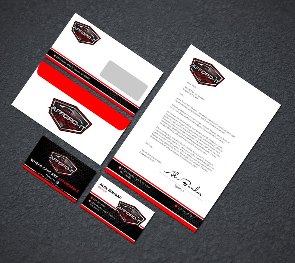 Afford-It Auto Sales logo design by aRBy