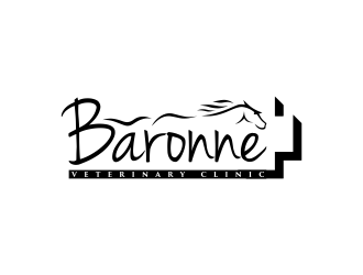 Baronne Veterinary Clinic logo design by goblin
