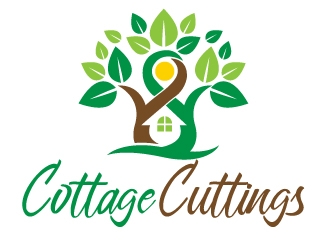 Cottage Cuttings logo design by jaize