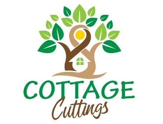 Cottage Cuttings logo design by jaize