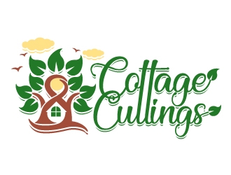 Cottage Cuttings logo design by Aelius