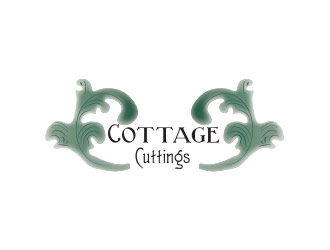 Cottage Cuttings logo design by not2shabby