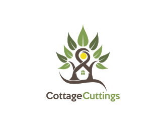 Cottage Cuttings logo design by nona