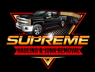 Supreme Junk Removal  logo design by DreamLogoDesign