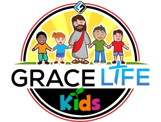 Grace Life Kids logo design by Suvendu