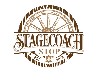 Stagecoach Stop logo design by jaize