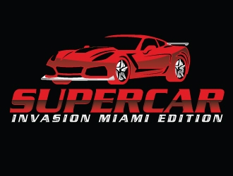 Supercar Invasion Miami Edition  logo design by AamirKhan