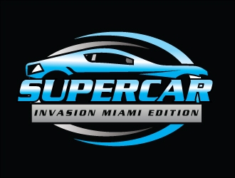 Supercar Invasion Miami Edition  logo design by AamirKhan