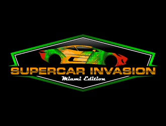 Supercar Invasion Miami Edition  logo design by torresace