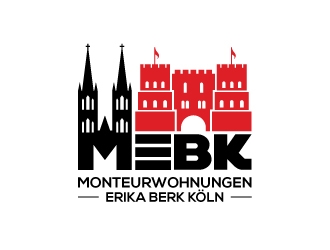 Monteurwohnungen Erika Berk Köln logo design by sanu