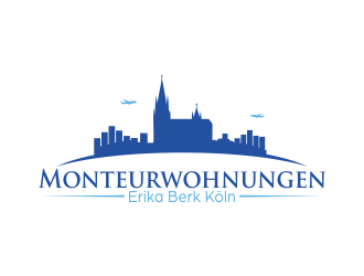 Monteurwohnungen Erika Berk Köln logo design by qqdesigns