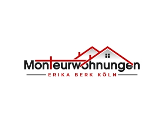 Monteurwohnungen Erika Berk Köln logo design by usashi
