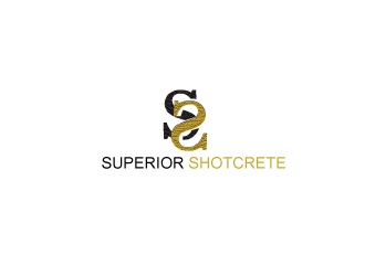 Superior shotcrete  logo design by webmall