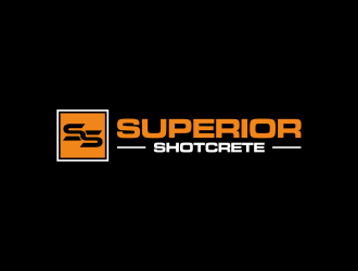 Superior shotcrete  logo design by ammad