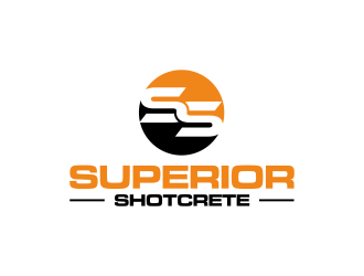 Superior shotcrete  logo design by ammad