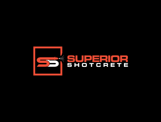 Superior shotcrete  logo design by oke2angconcept