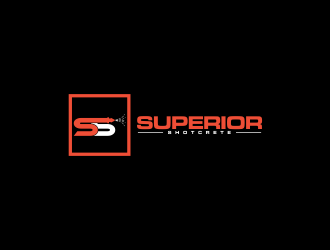 Superior shotcrete  logo design by oke2angconcept