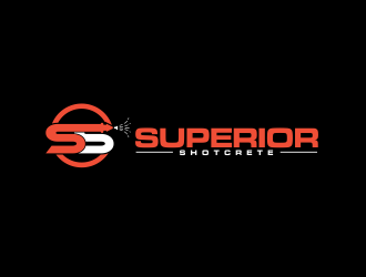 Superior shotcrete  logo design by oke2angconcept