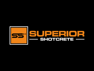 Superior shotcrete  logo design by ammad