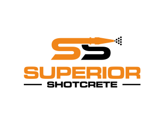 Superior shotcrete  logo design by ammad
