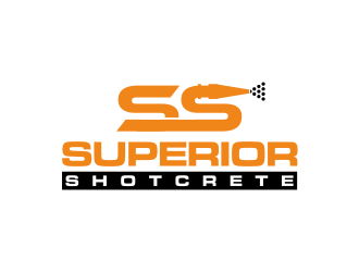 Superior shotcrete  logo design by ammad