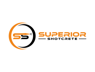 Superior shotcrete  logo design by ammad